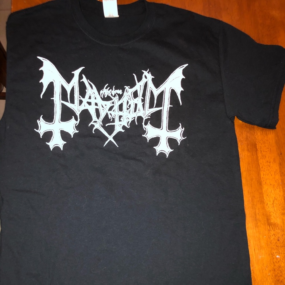 Black Mayhem Shirt for the Metalheads